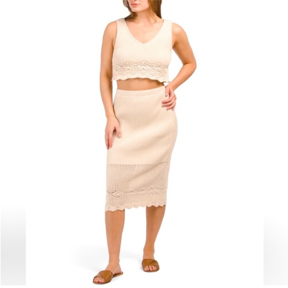 House of Harlow Women Knit Crop Top